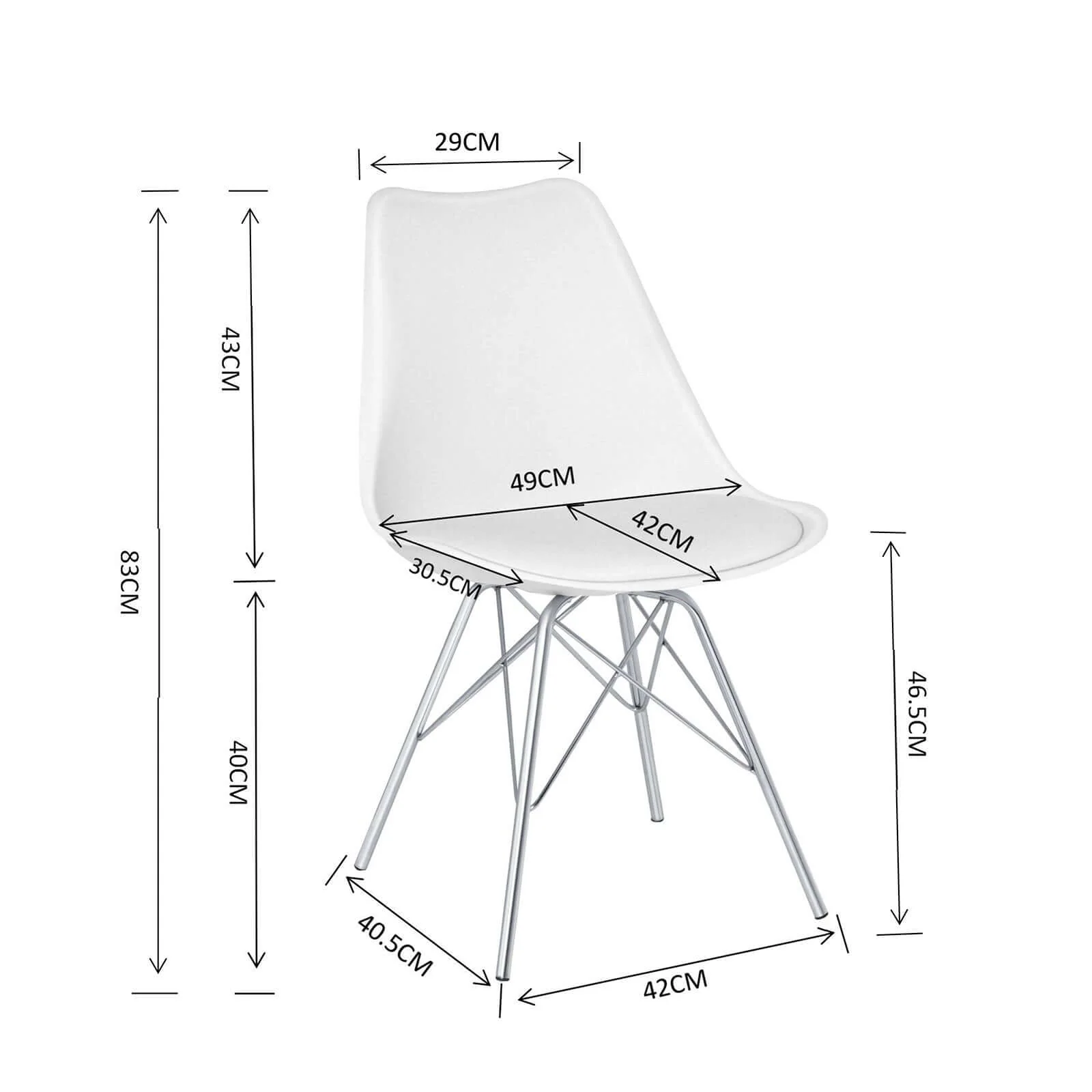 Chaise Epura : Style Scandinave en métal - Image 16