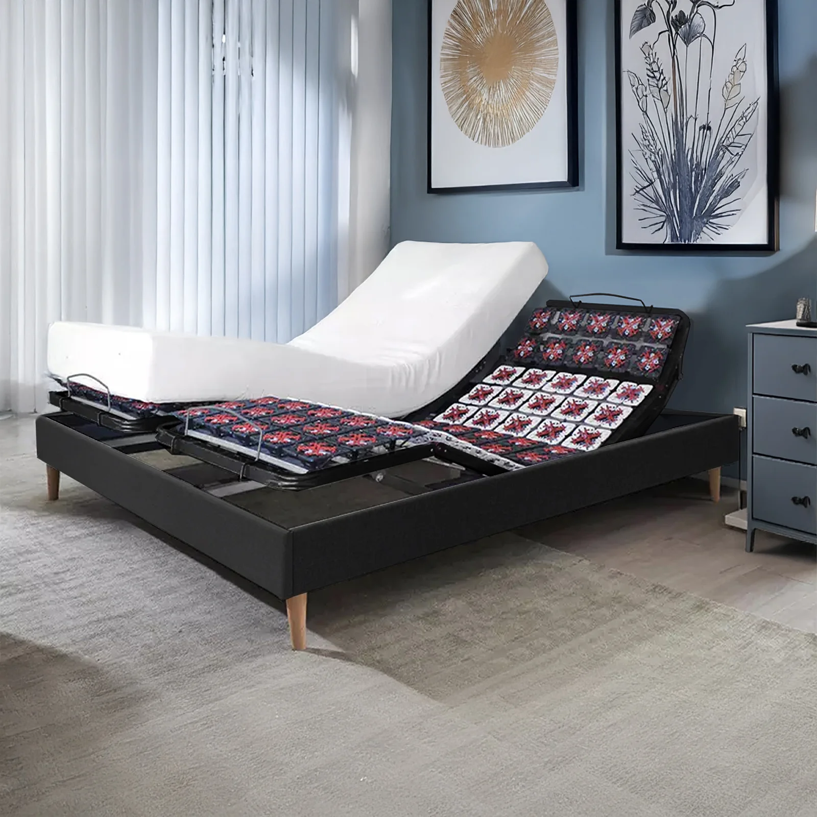 Contour de lit électrique, tissu élégant : Contour tissu - Image 3