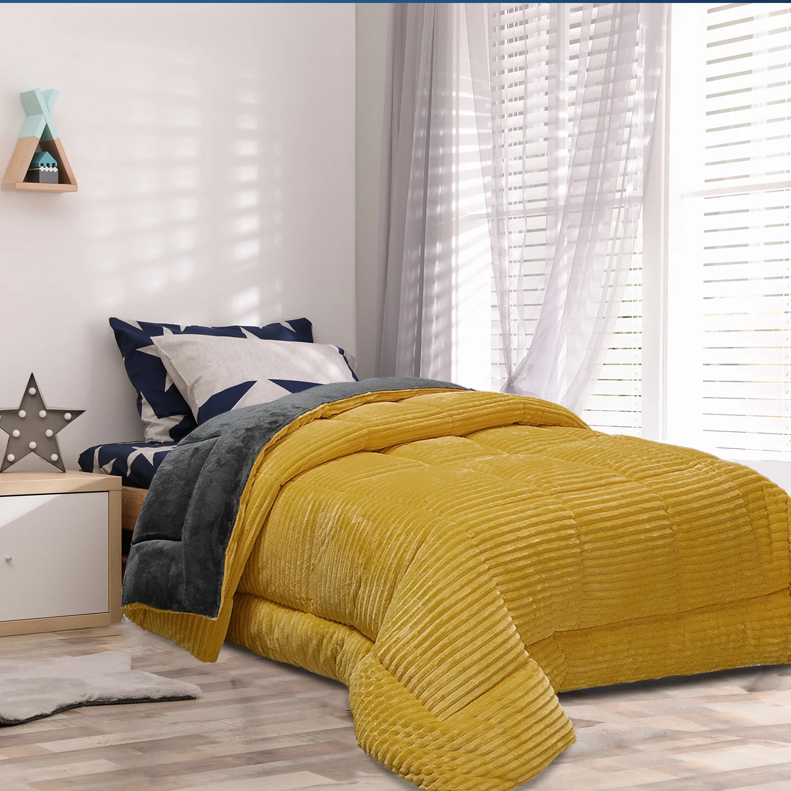 Couette enfant 4 saisons Kuzco : douce et réversible - Image 7