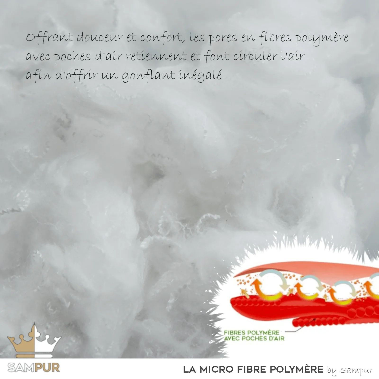 Couette hiver très chaude 600 g/m² - Collection Nuage - Image 8