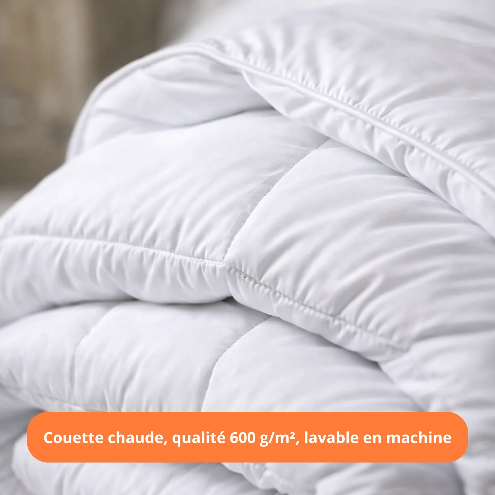 Ensemble literie avec matelas mémoire de forme et accessoires - Collection Ultra Basique - Image 4