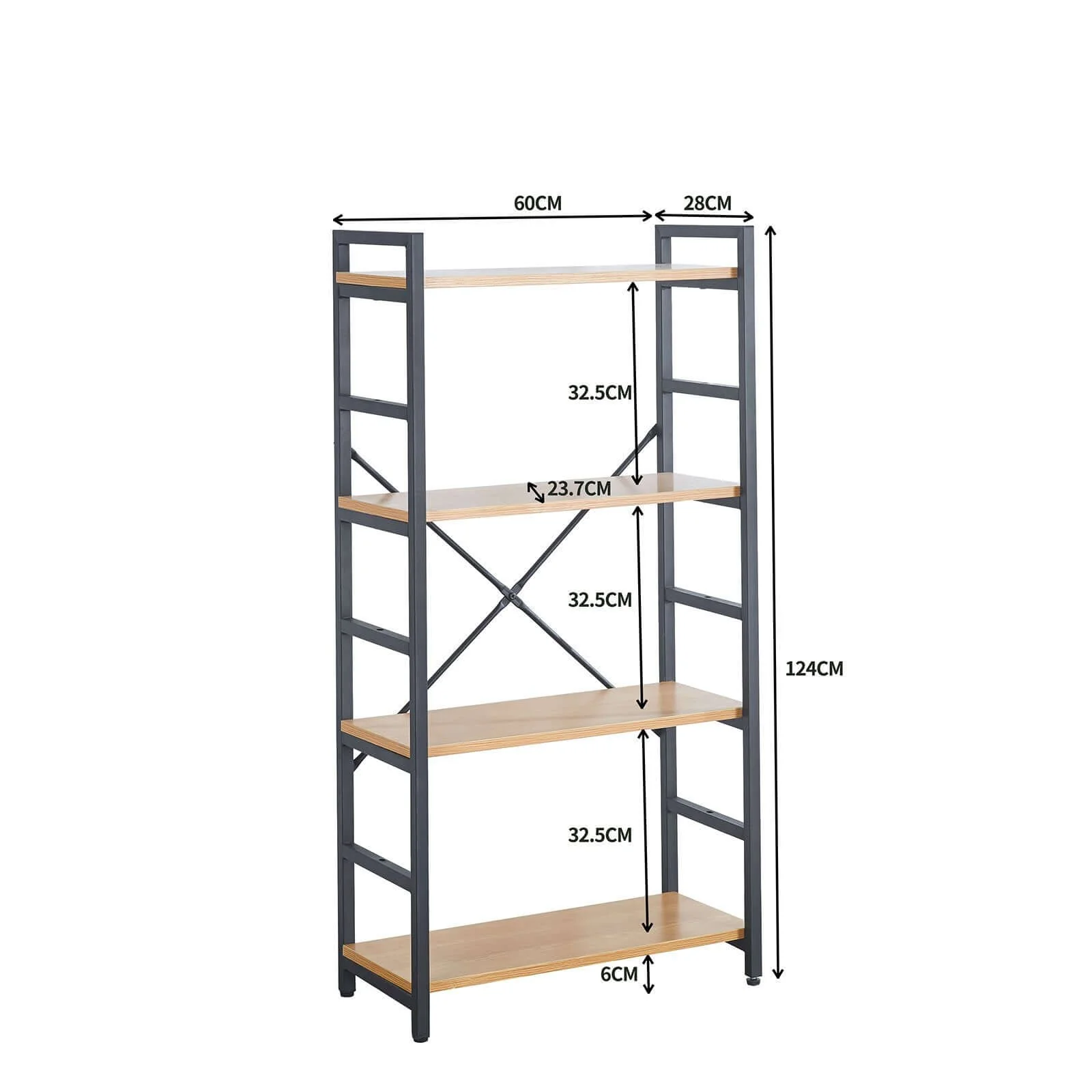 Etagère Aston : Style industriel, Bois et métal - Image 10