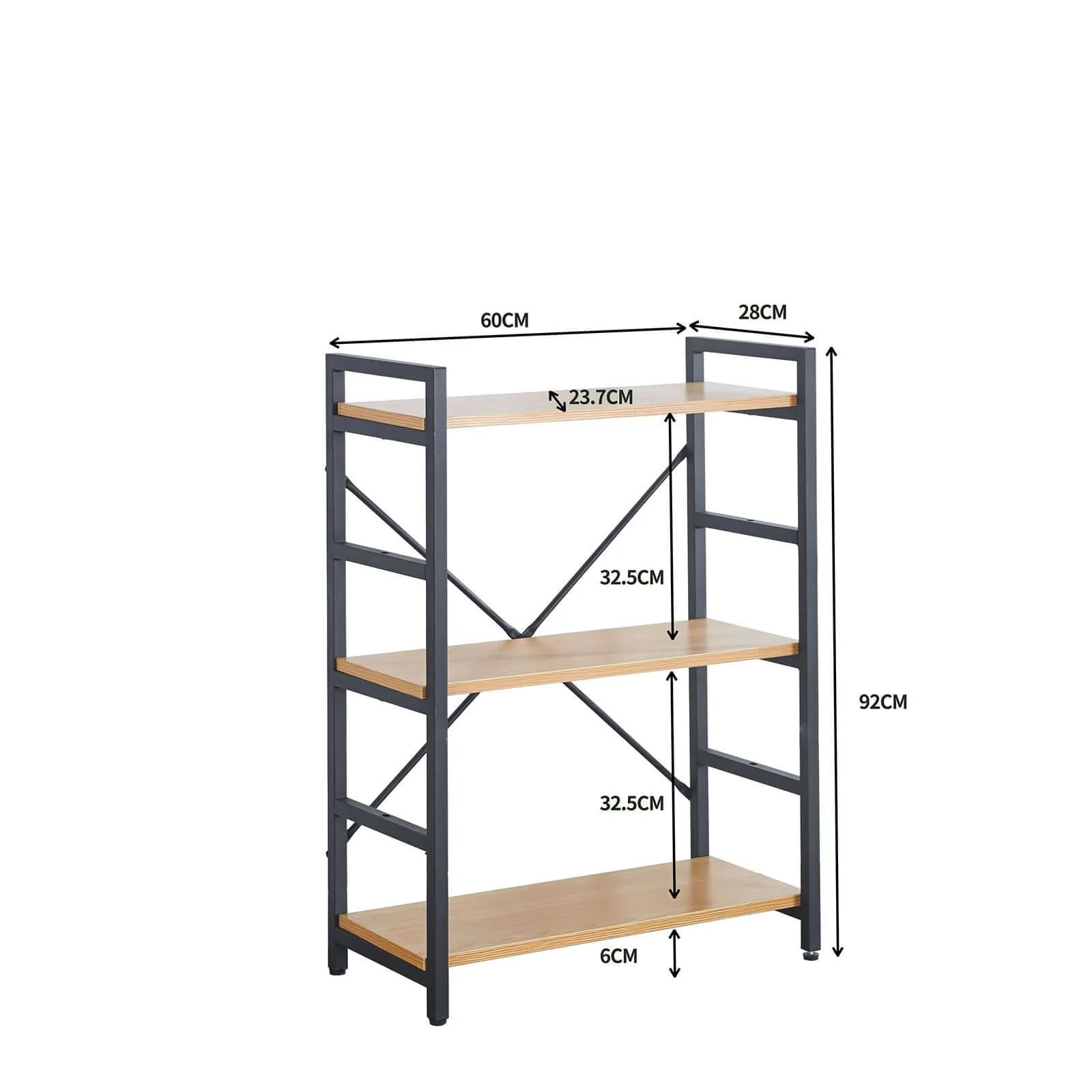 Etagère Aston : Style industriel, Bois et métal - Image 9