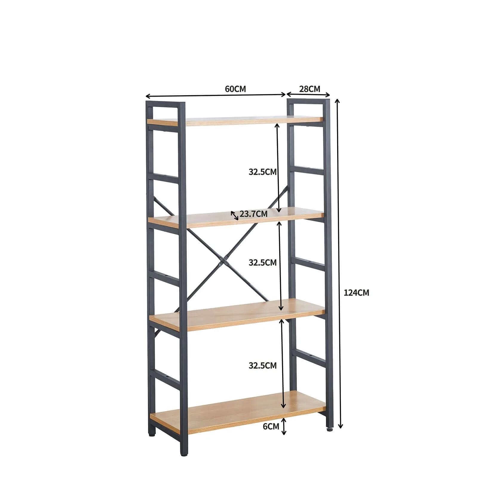 Etagère Bristol : Style industriel, Bois et métal - Image 15