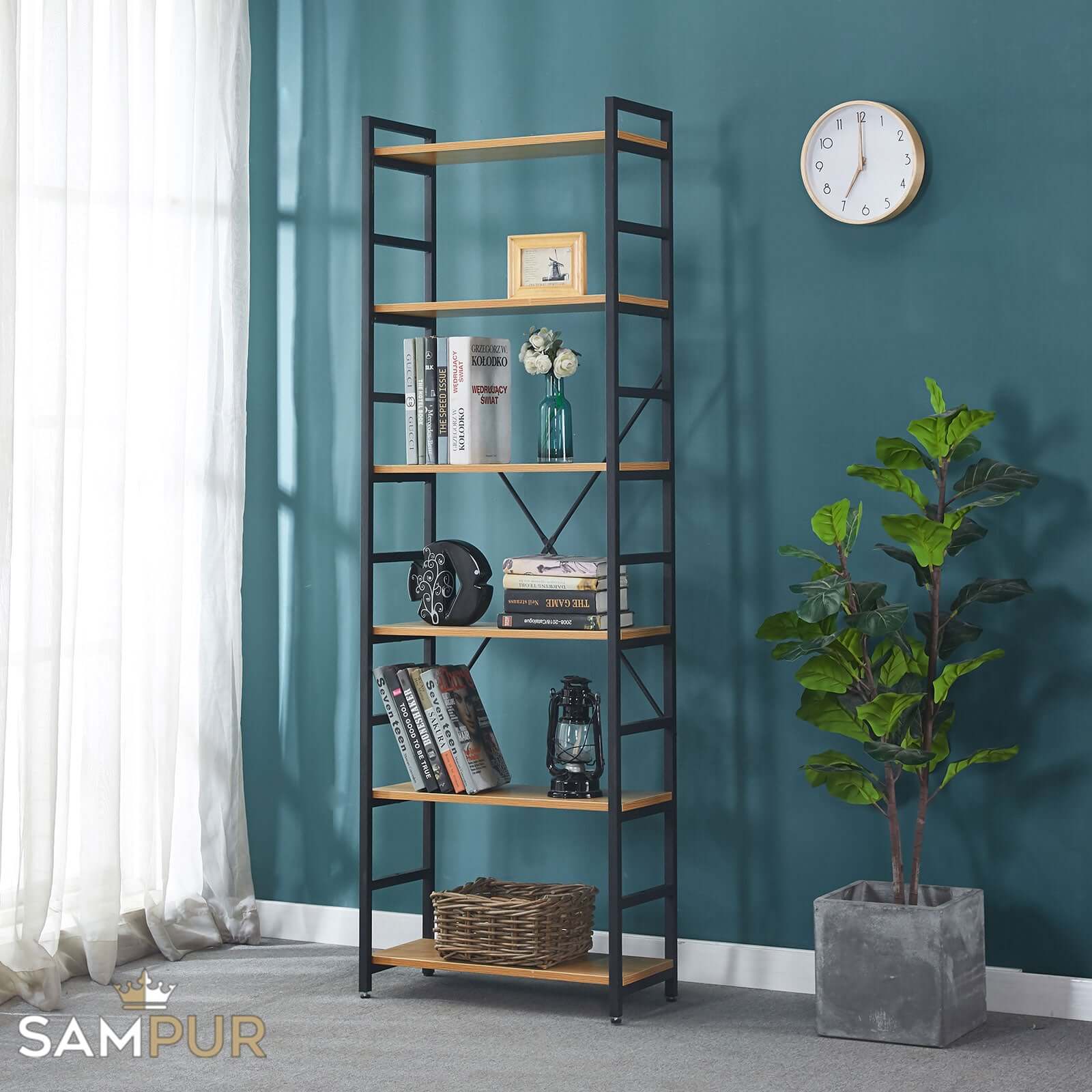 Etagère Bristol : Style industriel, Bois et métal - Image 18