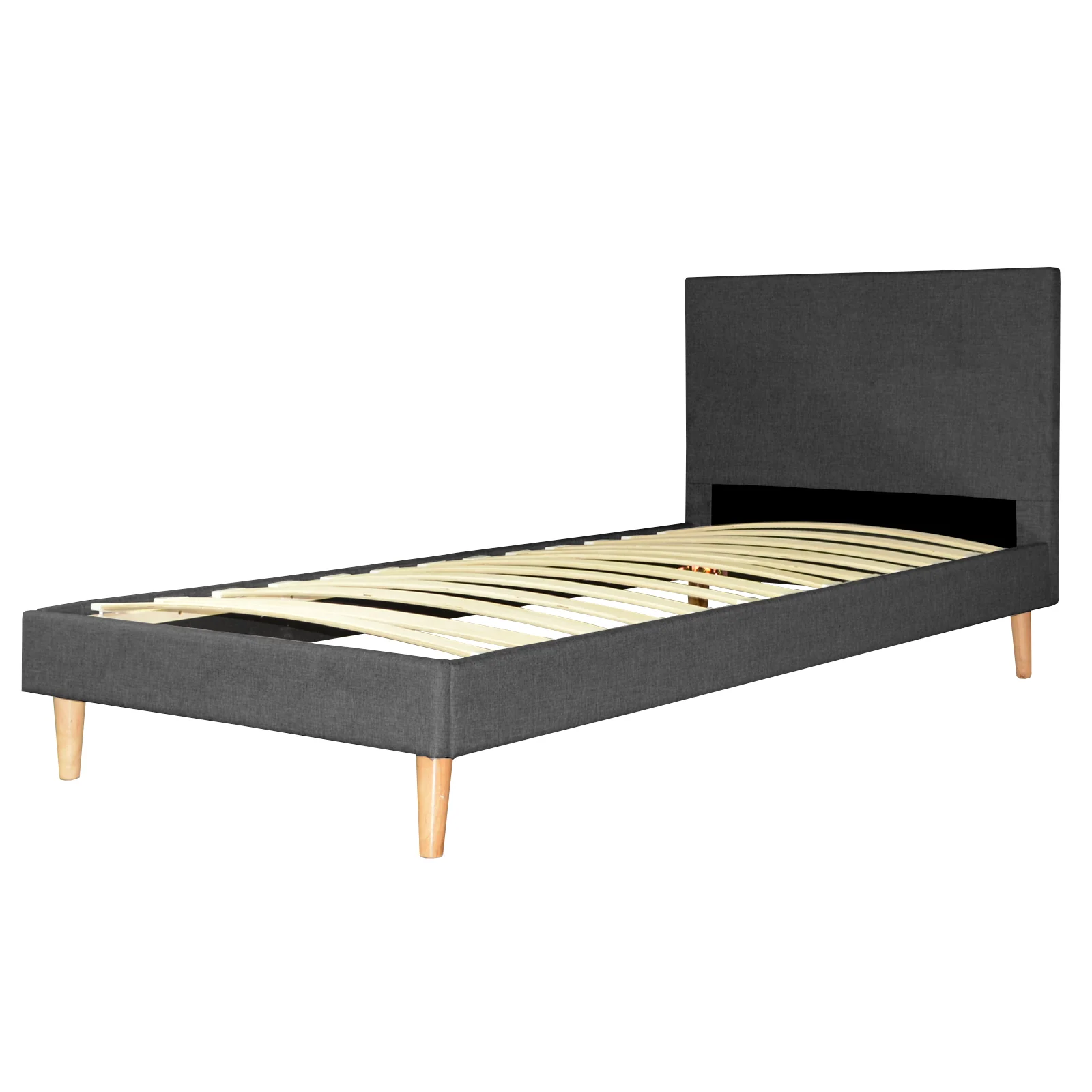 Lit enfant en tissu : sommier à lattes et encadrement collection Anastasia - Image 4