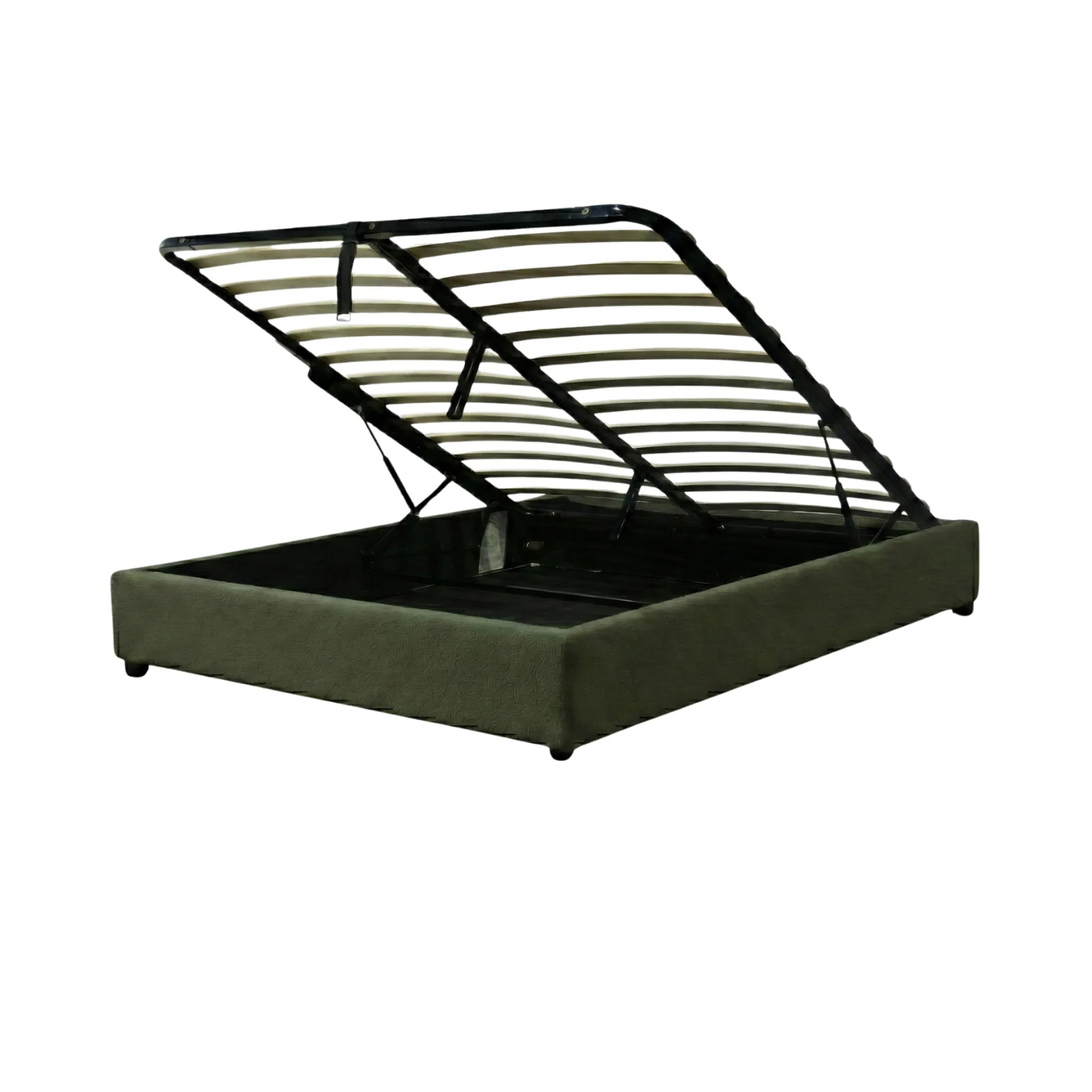 Lit coffre bouclette, lattes flexibles, grand espace de stockage - Collection Vegas - Image 10