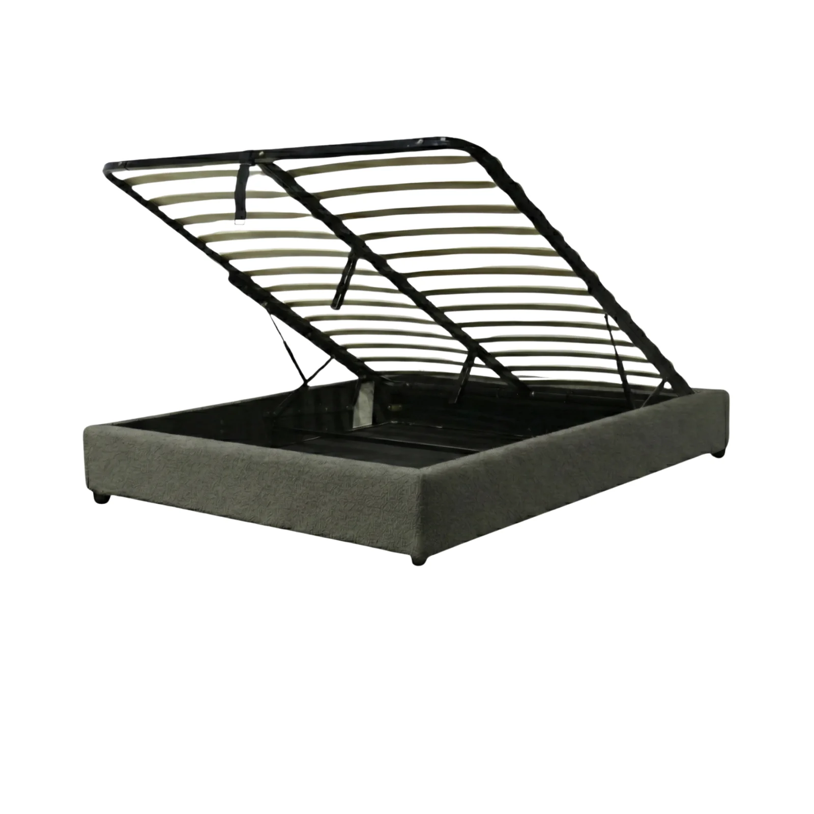 Lit coffre bouclette, lattes flexibles, grand espace de stockage - Collection Vegas - Image 6