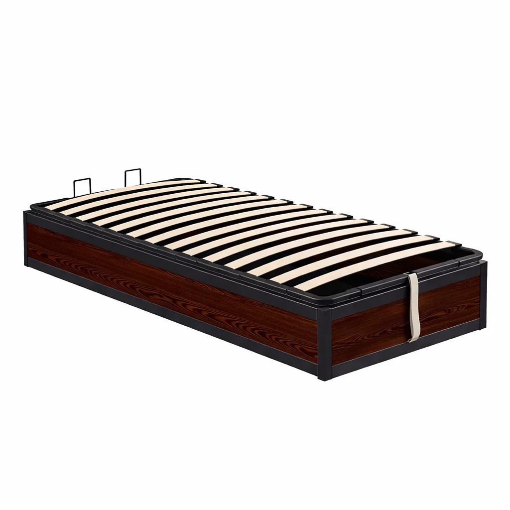 Lit coffre enfant Charlie : sommier à lattes et grand coffre - Image 6