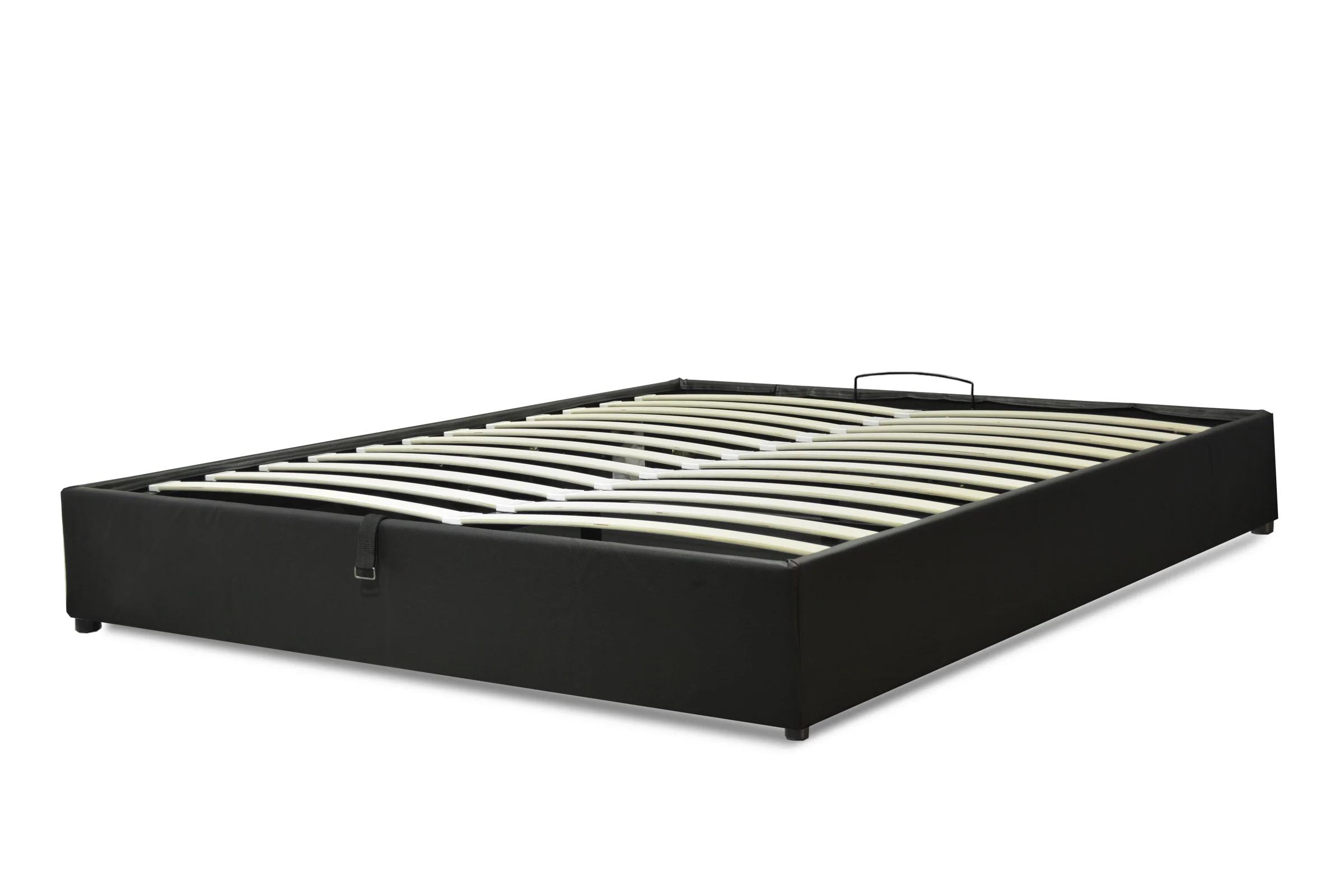 Lit coffre simili cuir, lattes flexibles, grand espace de stockage - Collection Vegas - Image 10