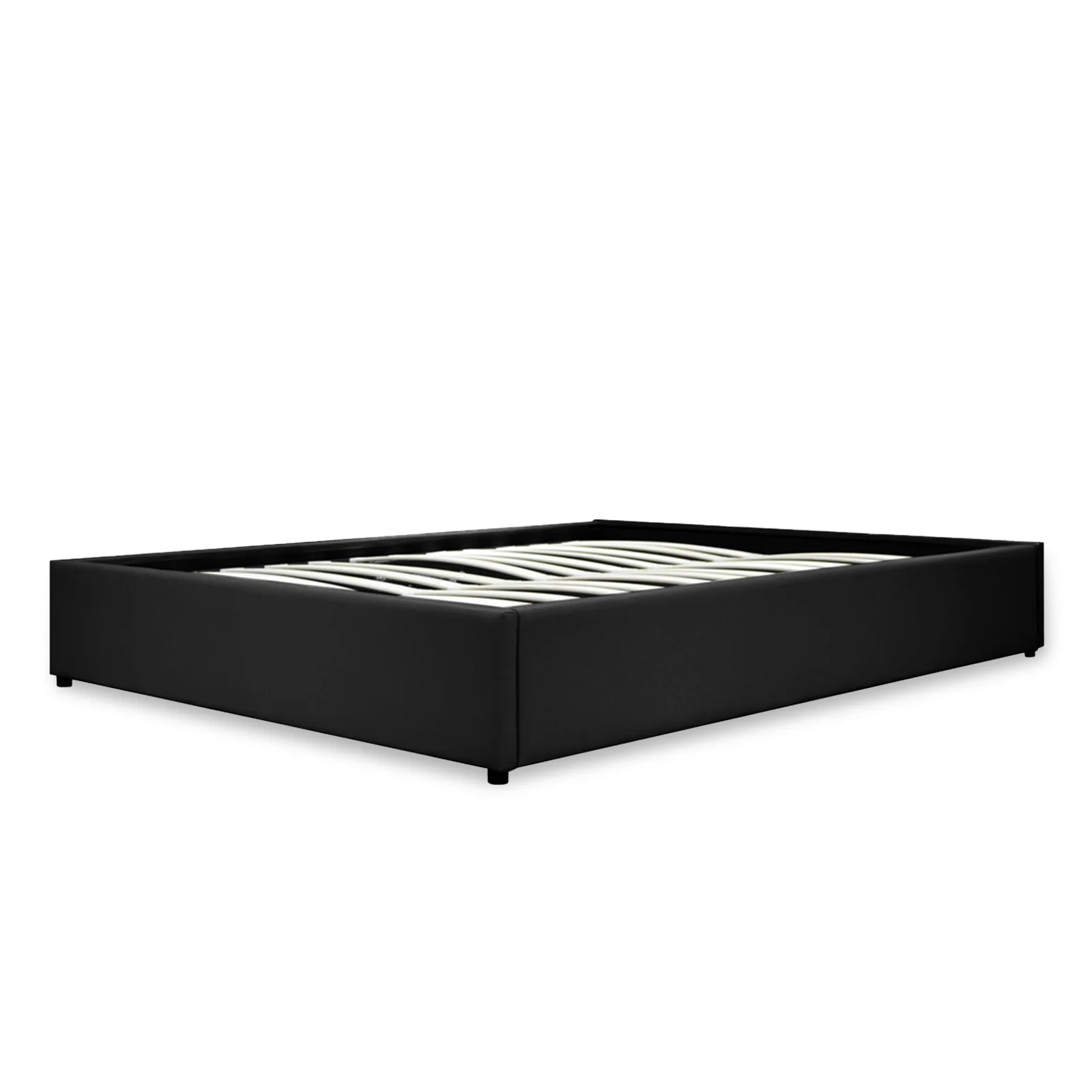 Lit coffre simili cuir, lattes flexibles, grand espace de stockage - Collection Vegas - Image 6