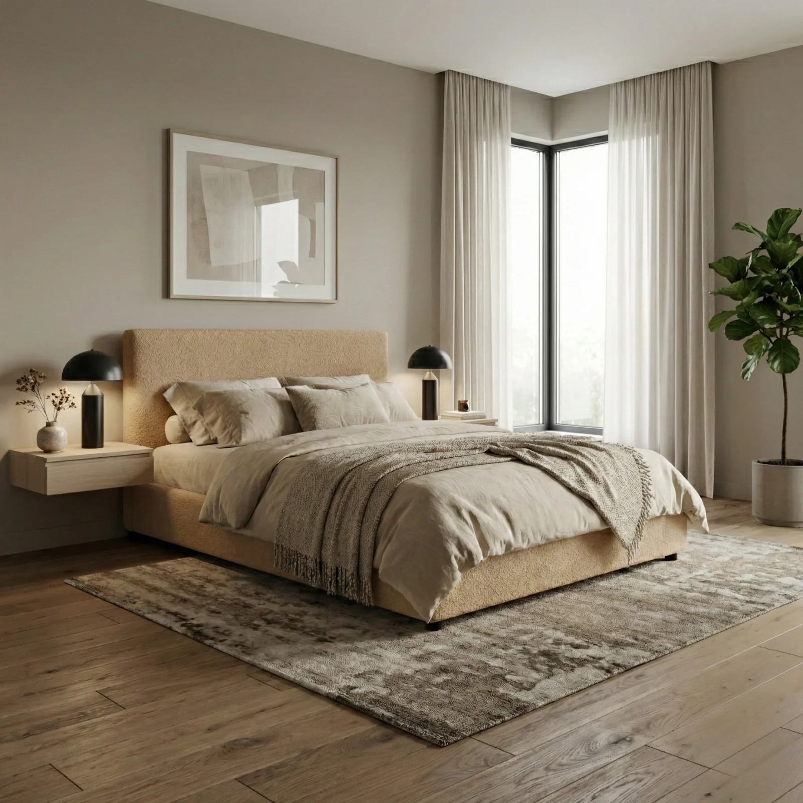 Lit coffre bouclette, tête de lit, grand espace de stockage - Collection Versailles - Image 4