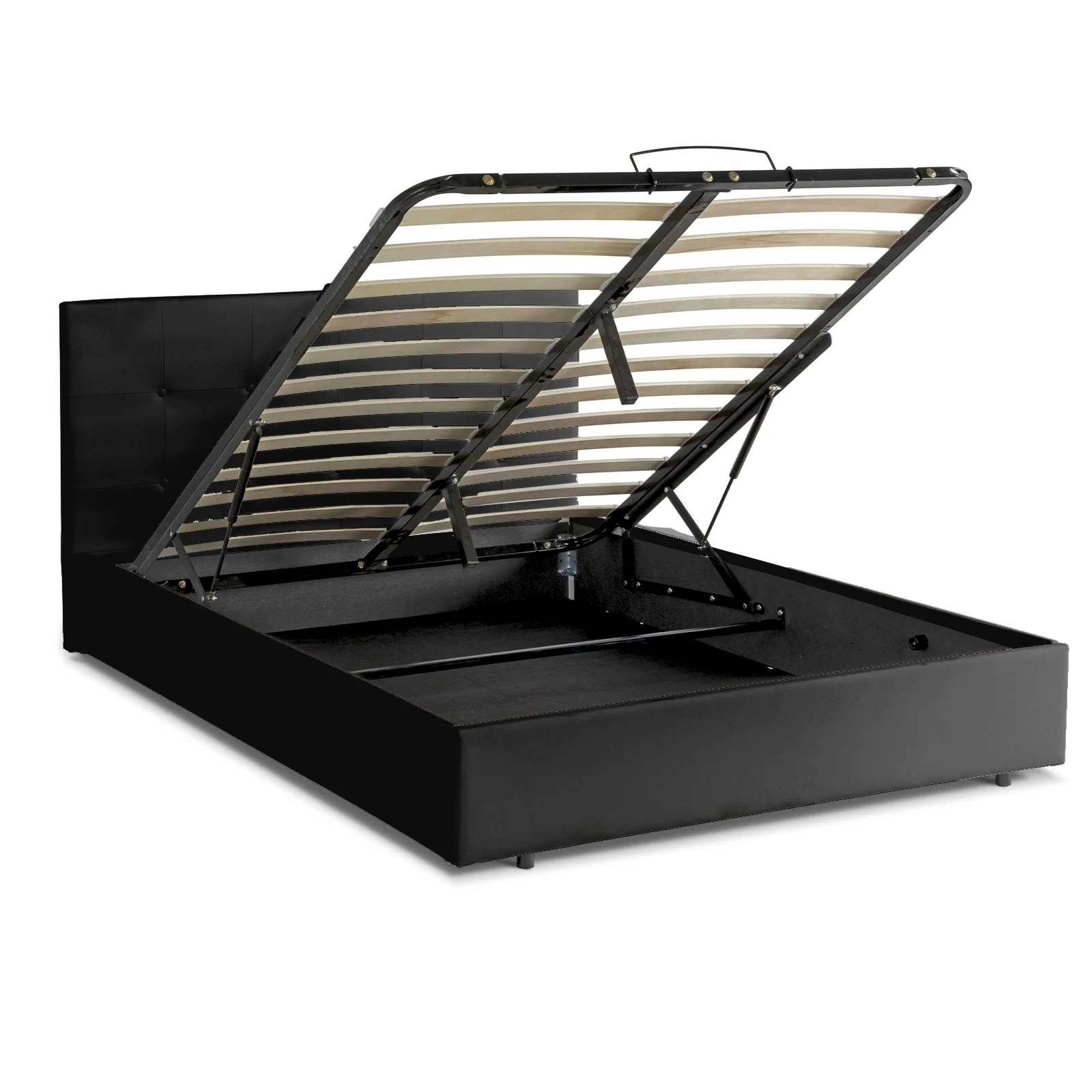 Lit coffre Penthouse : simili cuir et sommier à lattes - Image 11