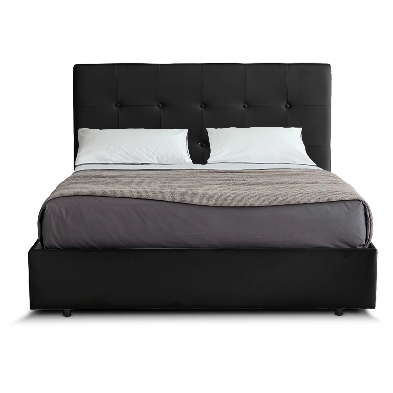 Lit coffre Penthouse : simili cuir et sommier à lattes - Image 12