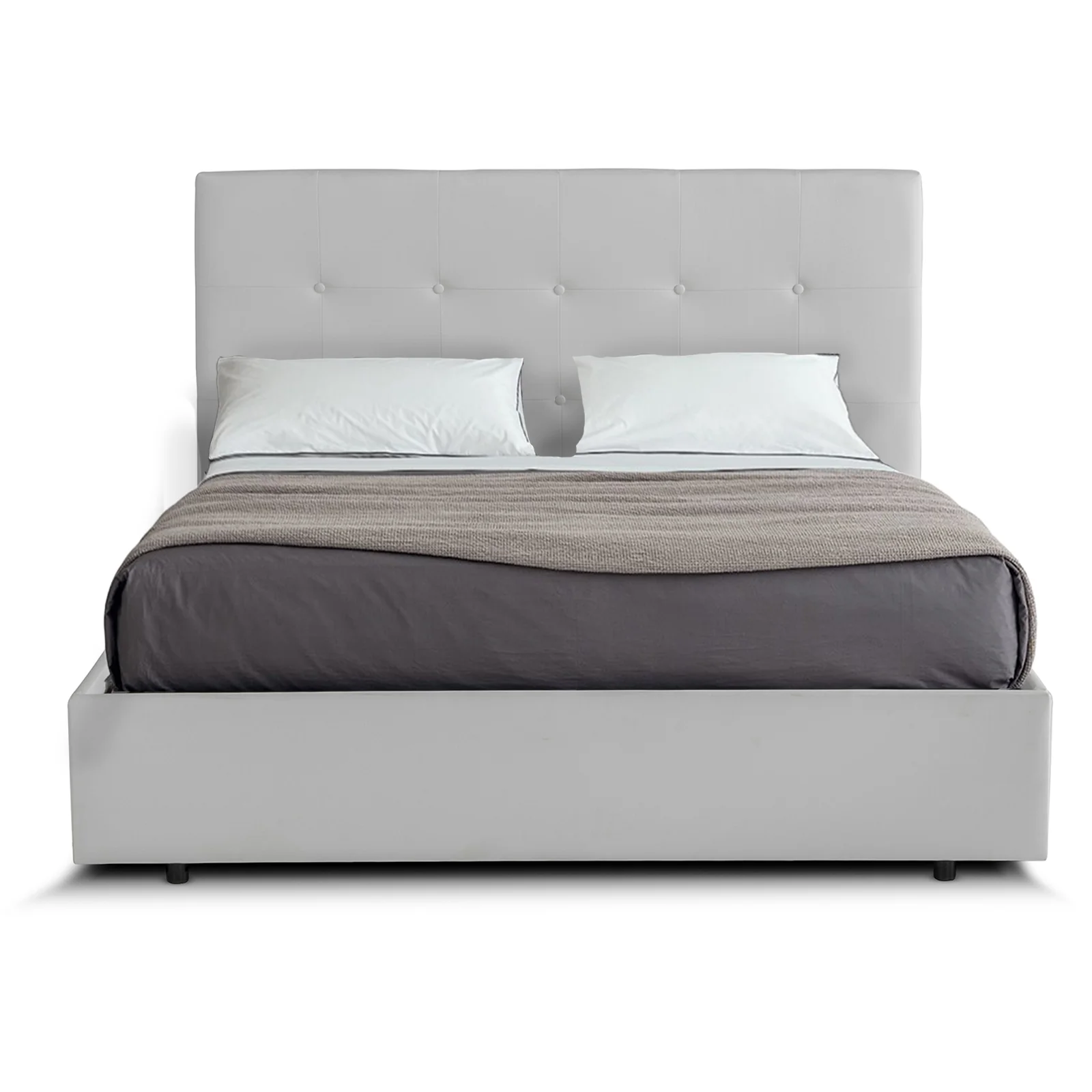 Lit coffre Penthouse : simili cuir et sommier à lattes - Image 4