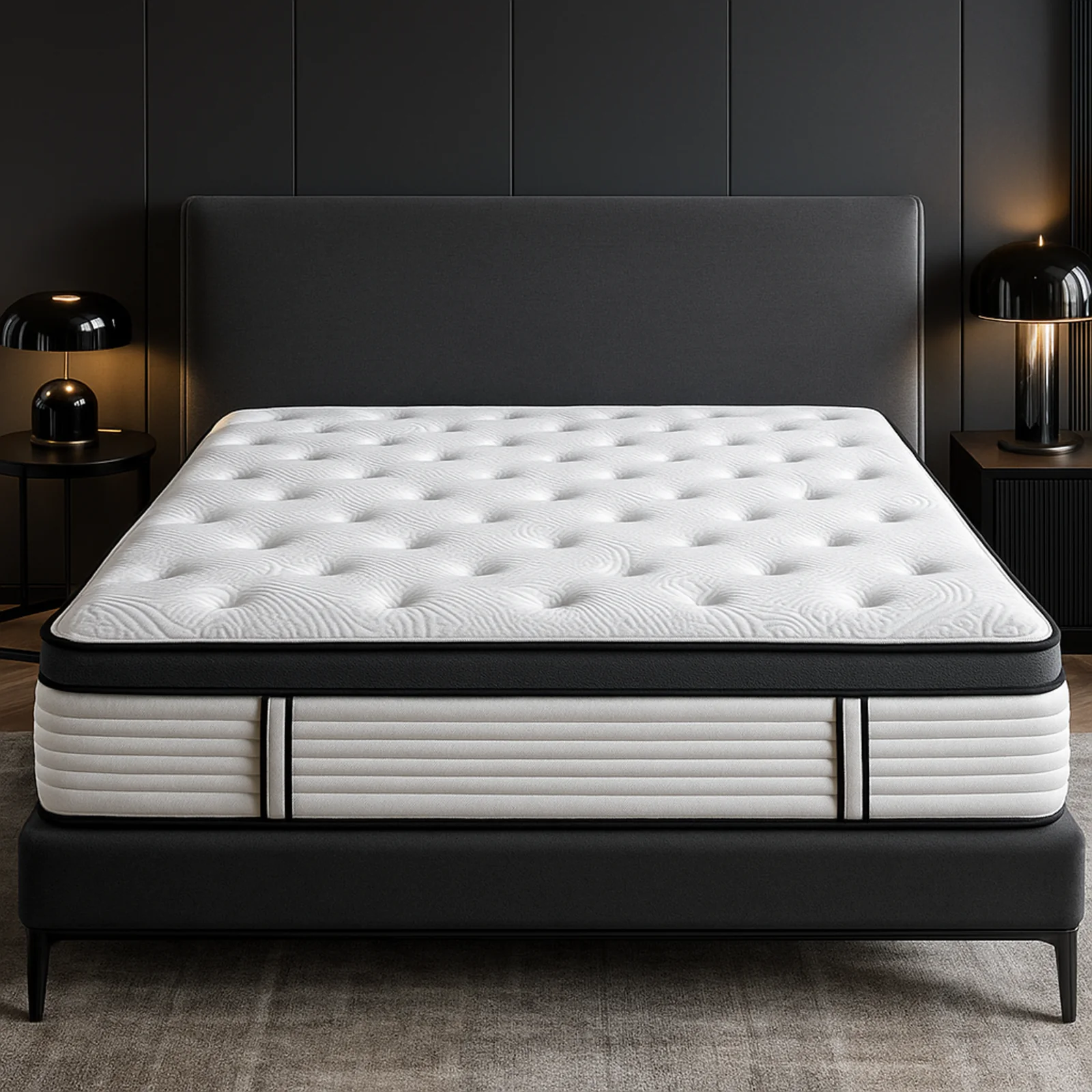 Matelas latex, ressorts, mémoire de forme, effet antidouleur articulaire - Collection Grand View - Image 3