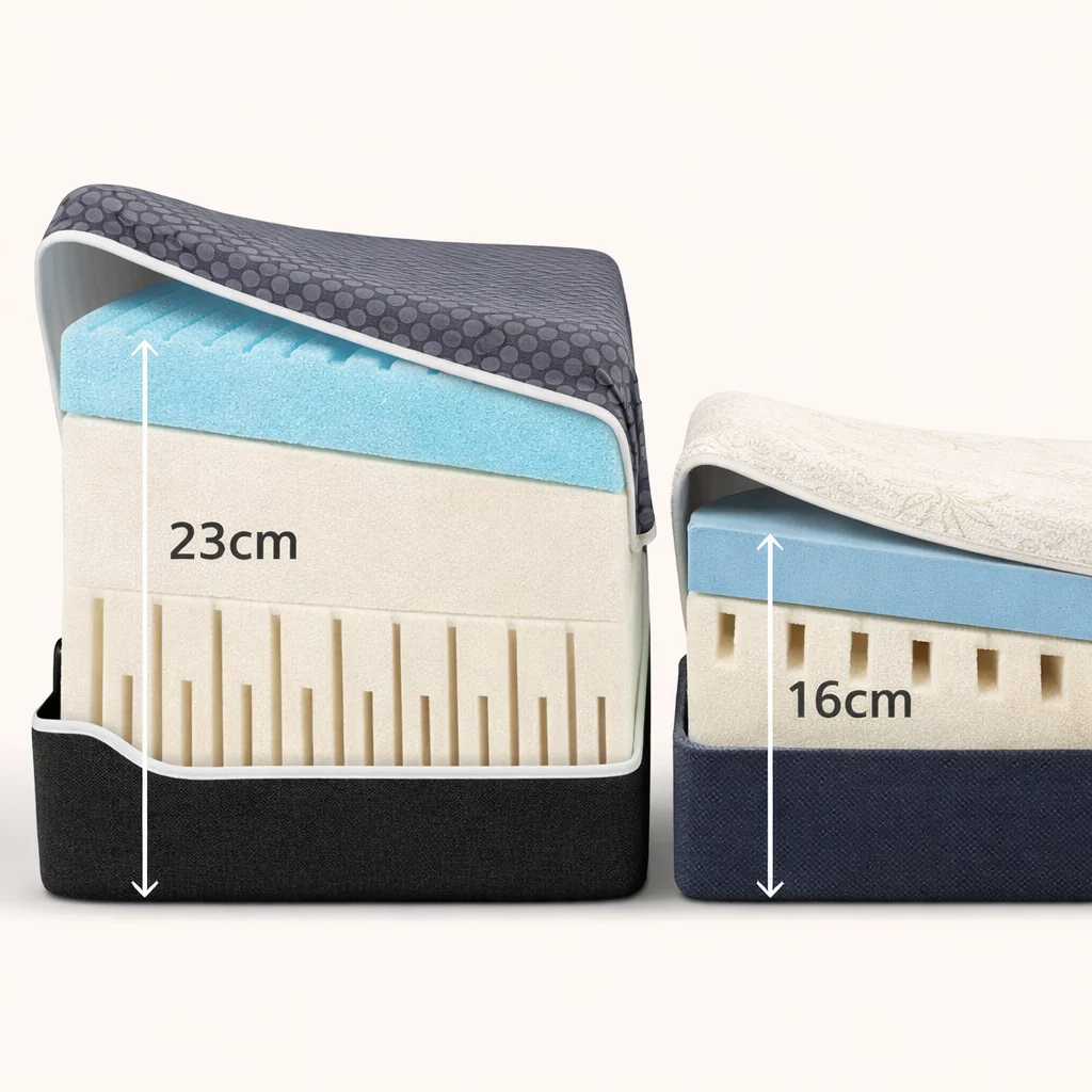 Pack lit électrique orthopédique, tissu gris clair, matelas inclus - Collection Technoflex - Image 4