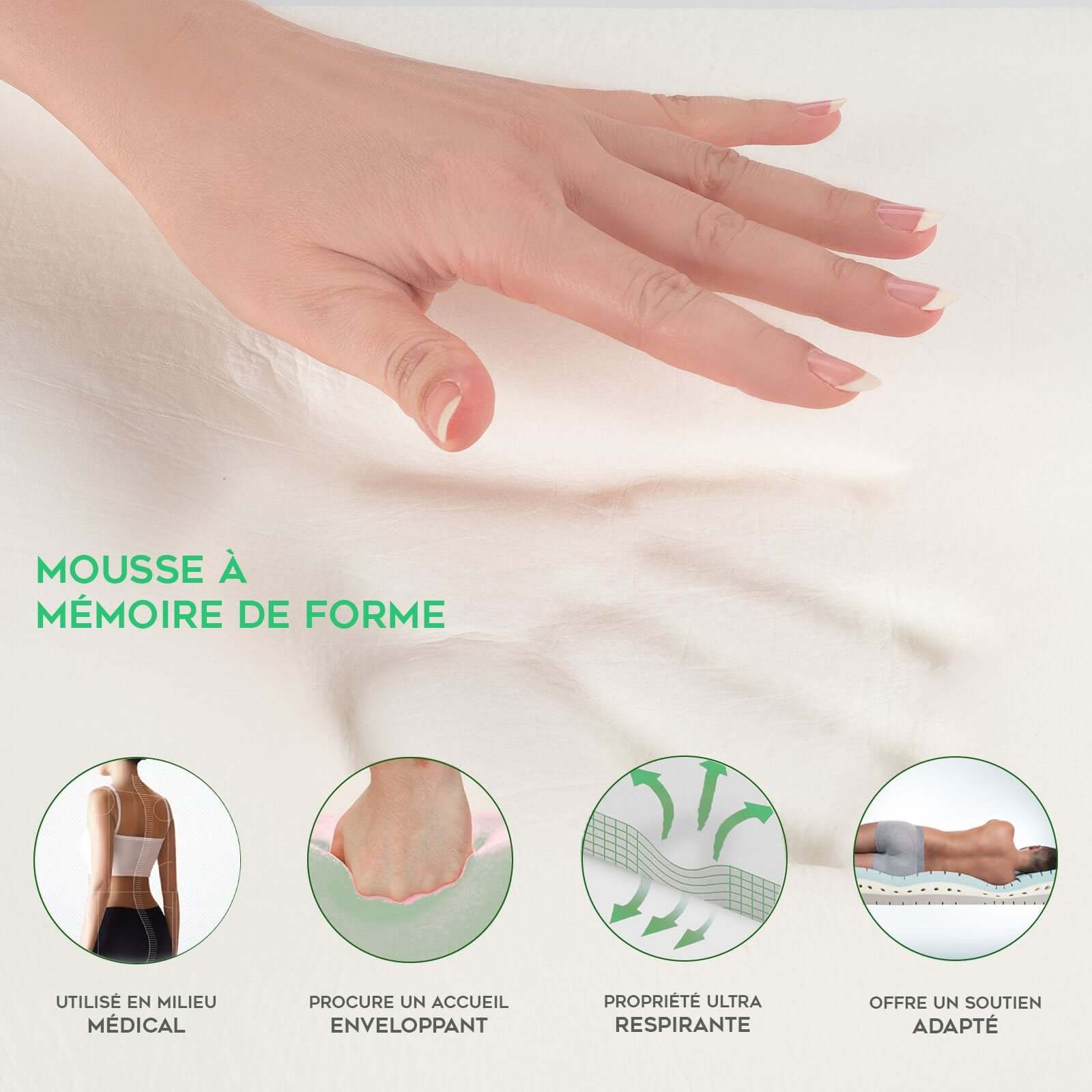 Pack lit électrique orthopédique, tissu gris clair, matelas inclus - Collection Technoflex - Image 6