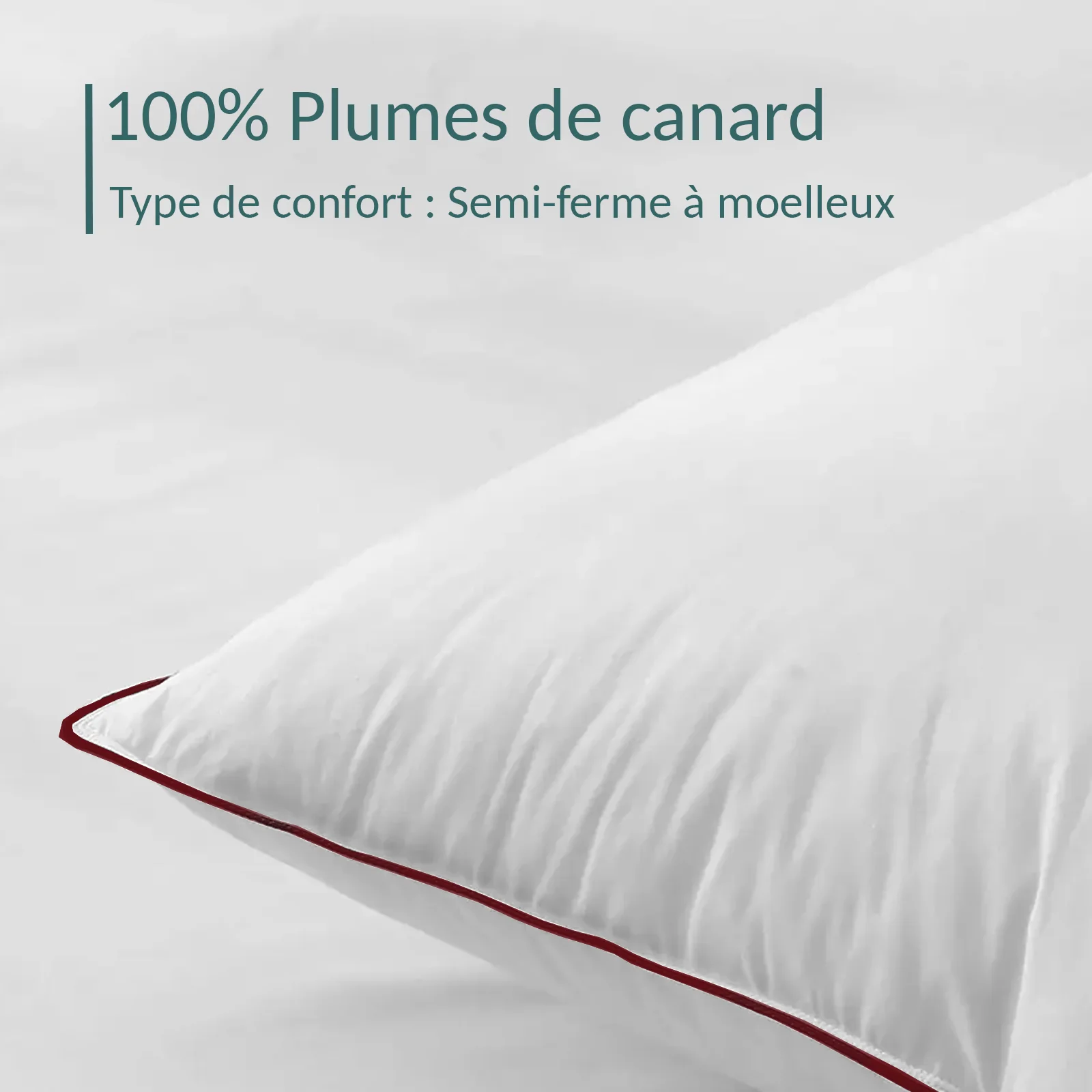Pack Plume : Surmatelas + Couette + Oreiller - Image 11