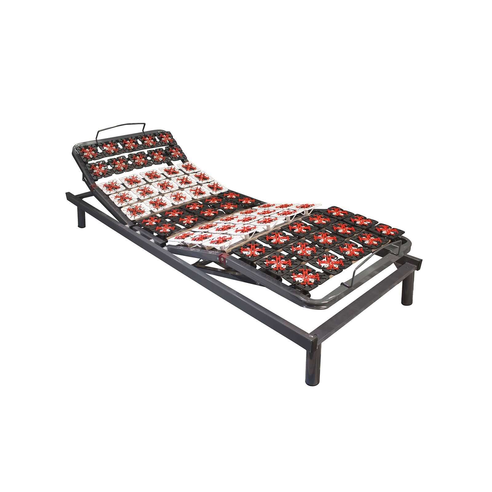 Pack lit électrique orthopédique, tissu gris foncé, matelas inclus - Collection Technoflex - Image 9