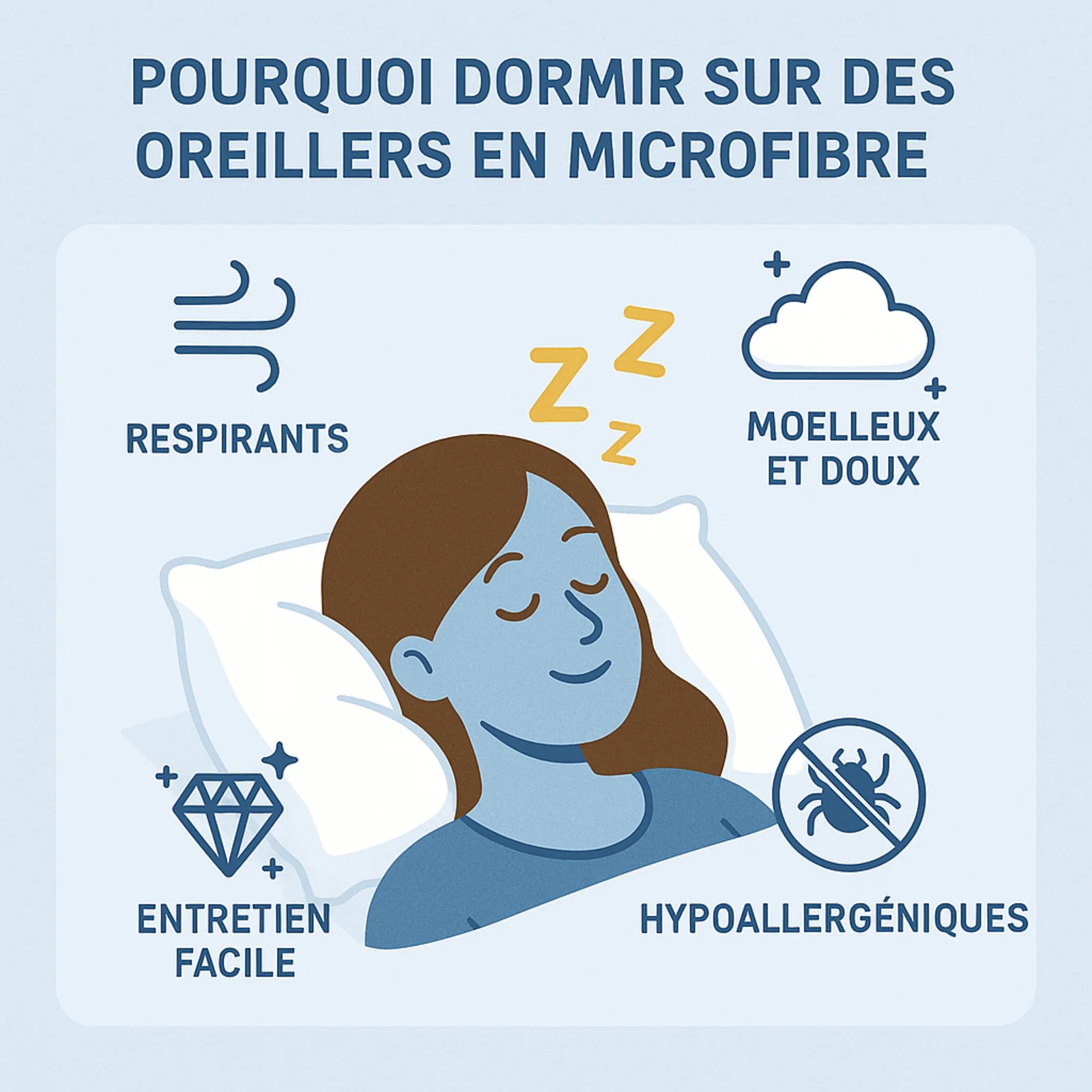 Pack Rentrée : Sommier + Matelas + Couette + Oreiller - Image 11