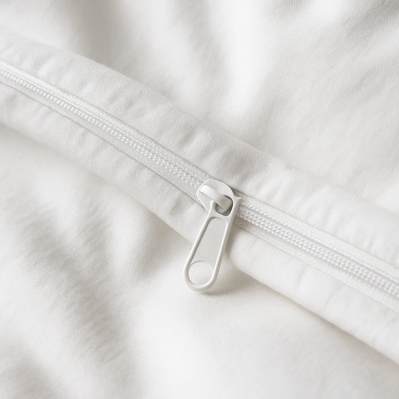 Parure de lit coton blanc, douceur haut de gamme, confort naturel - Collection Coton - Image 5