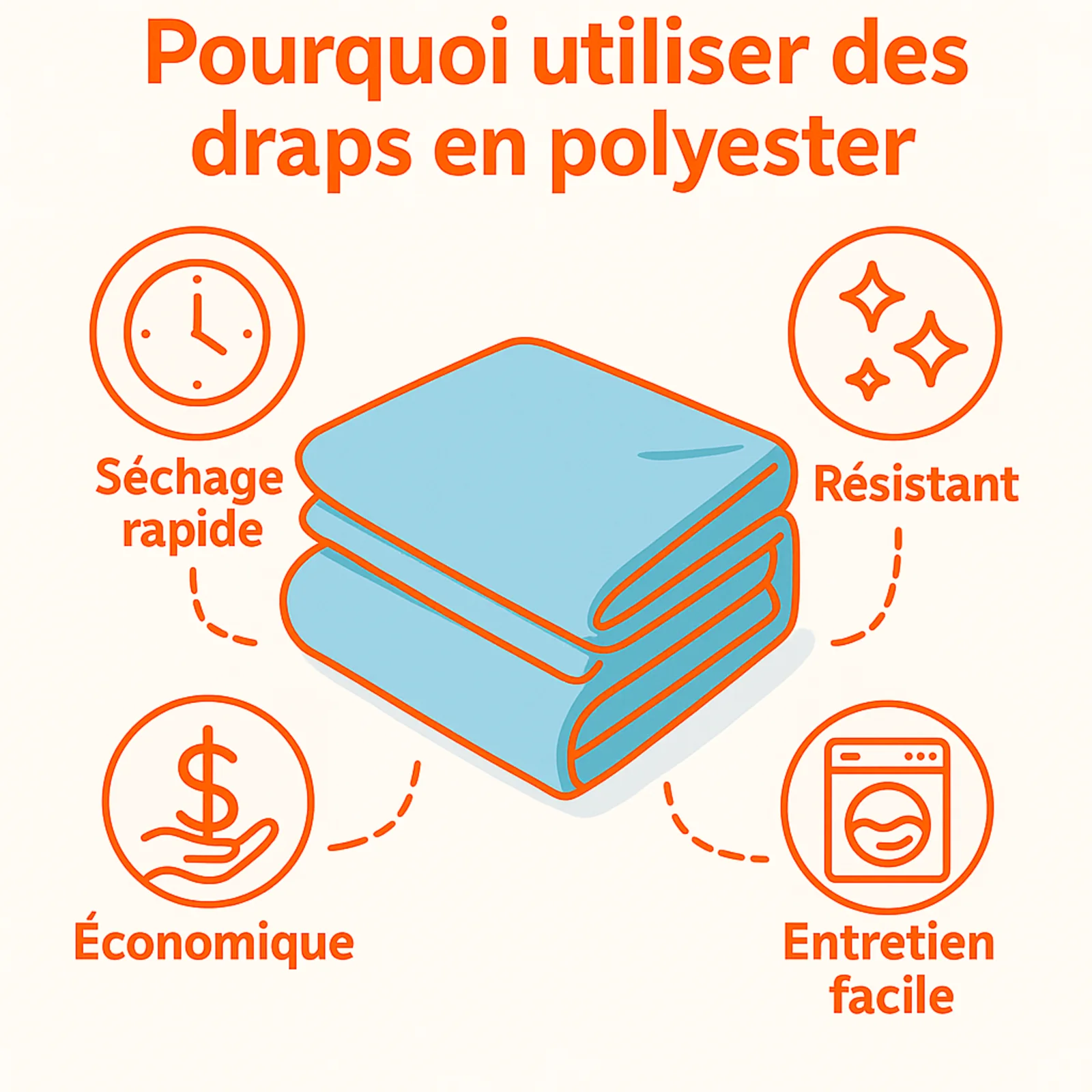 Parure de lit complète gris ardoise, polyester, douce, hypoallergénique - Collection Unie - Image 6