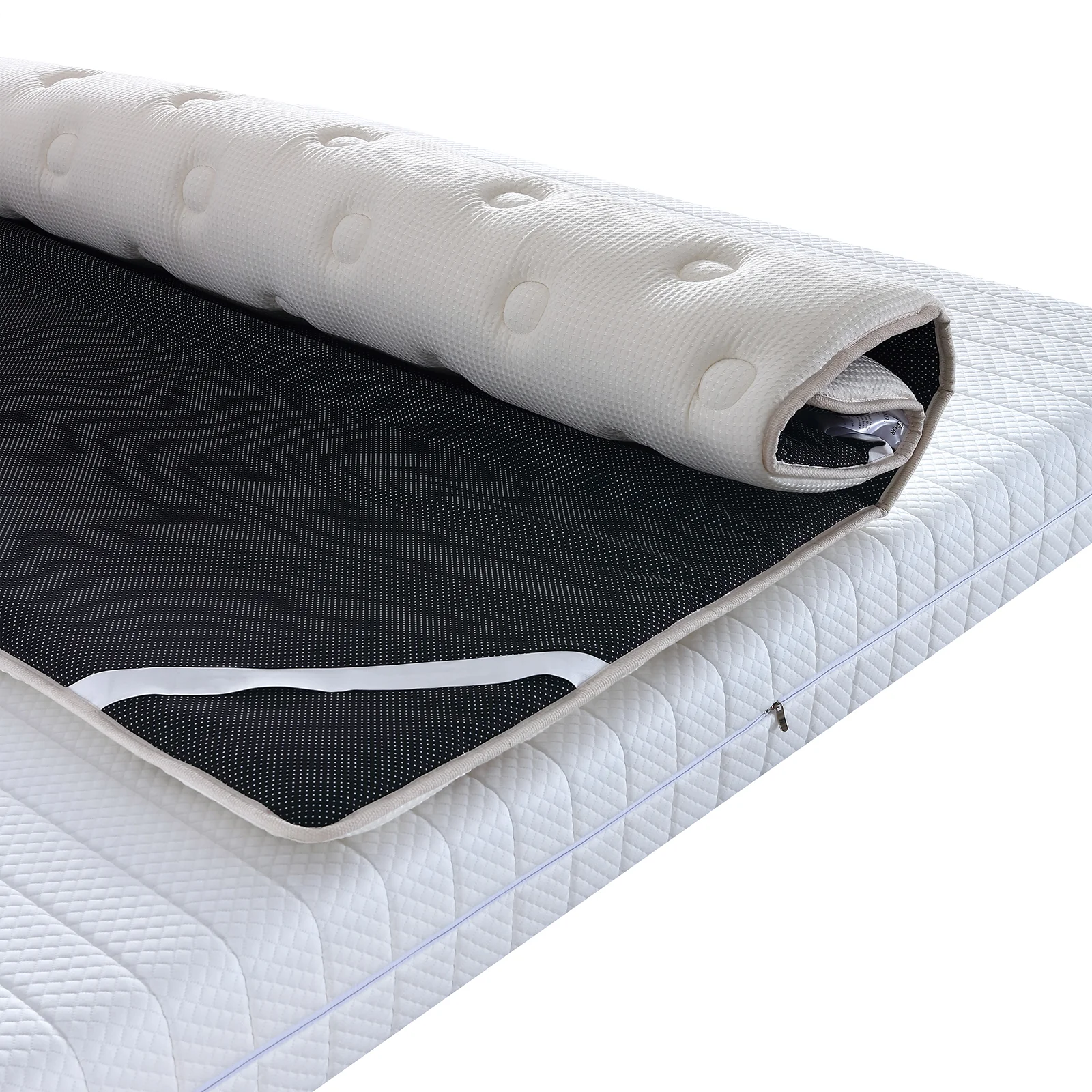 Surmatelas latex et mémoire de forme, enveloppe Bamboo - Collection Latex - Image 6