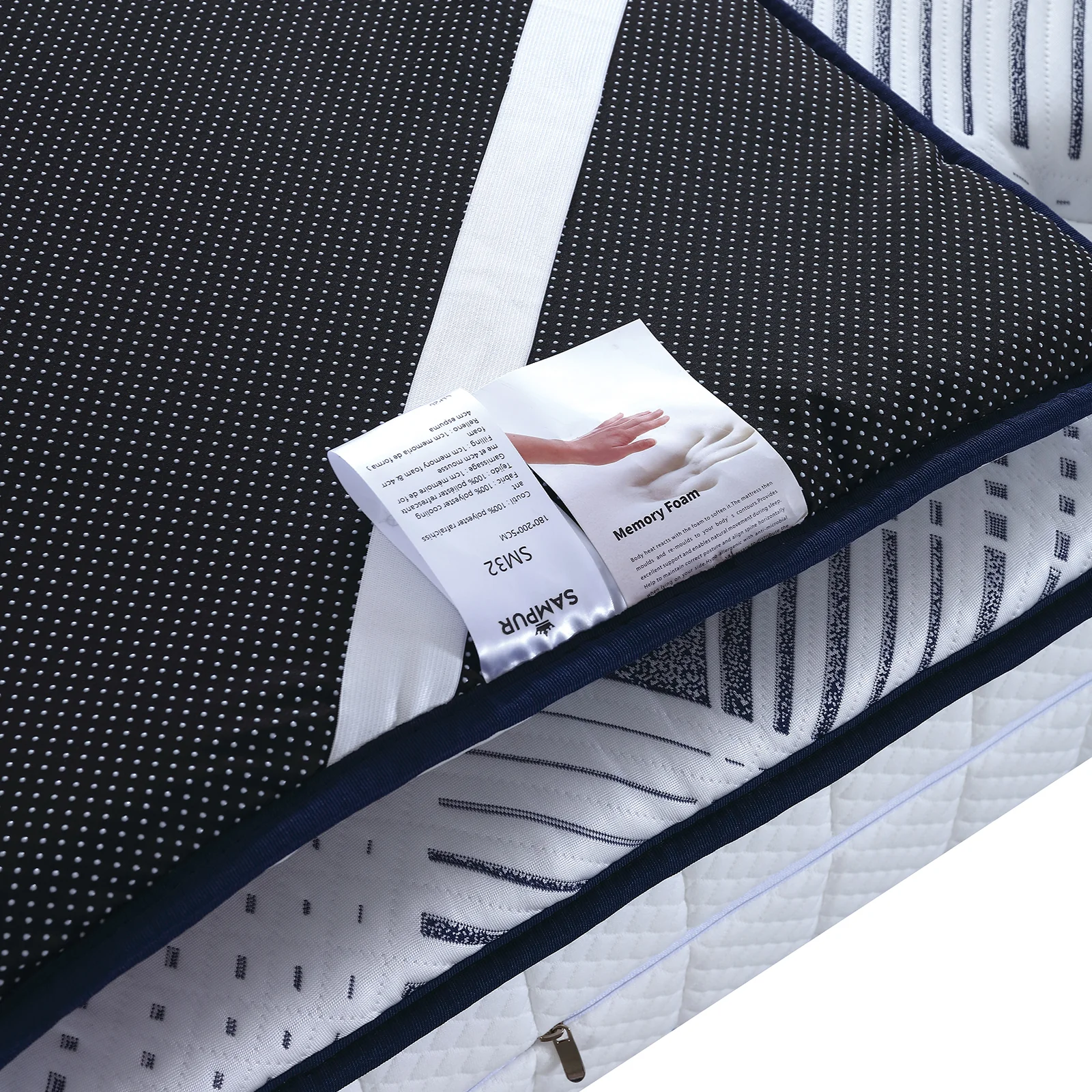 Surmatelas mémoire de forme, tissu rafraîchissant – Collection Everest - Image 7