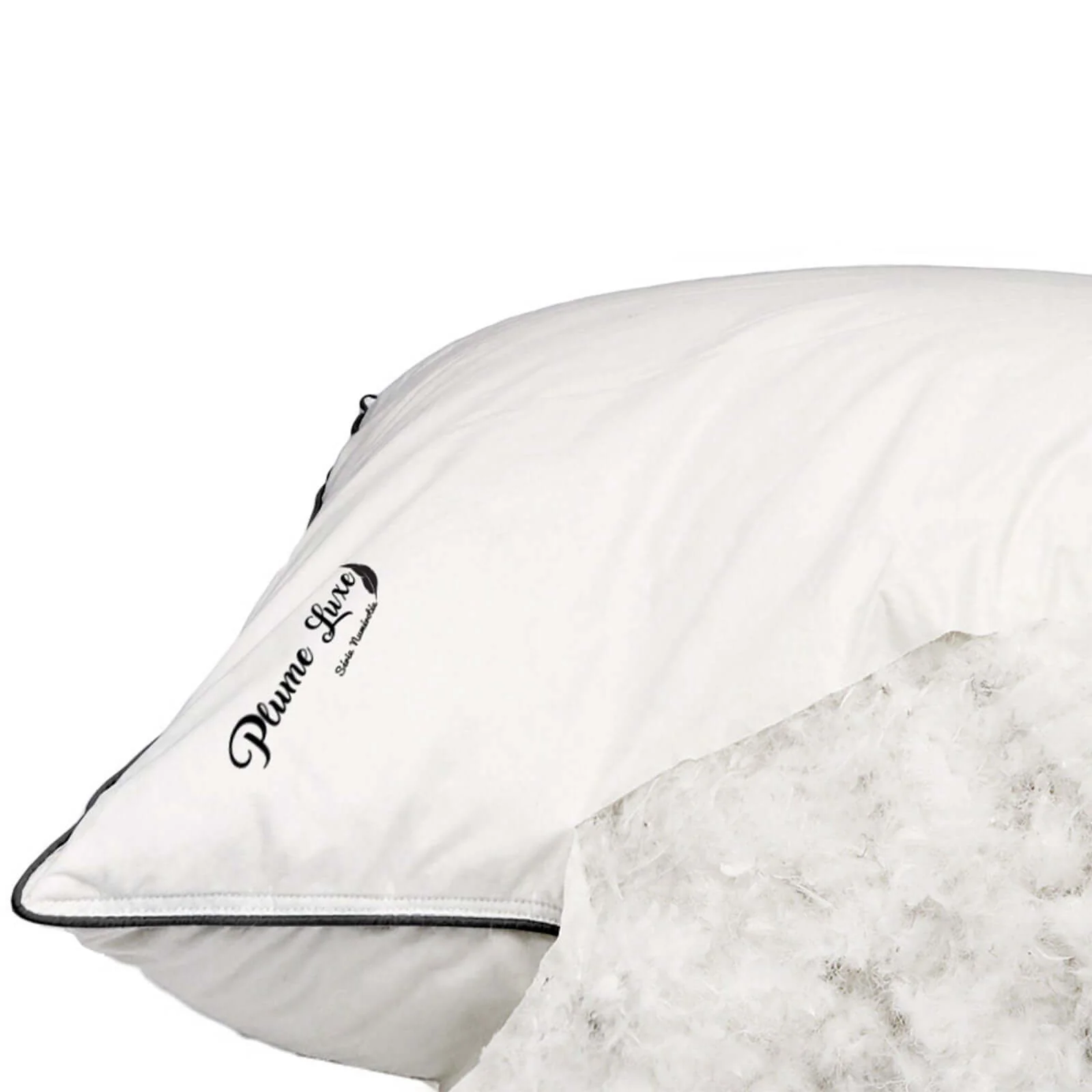 Traversin ergonomique, plumes de canard, duvet, tissu coton - Collection Luxe - Image 10